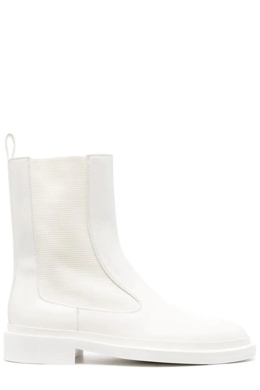 Jil Sander	Round Toe Ankle Boots