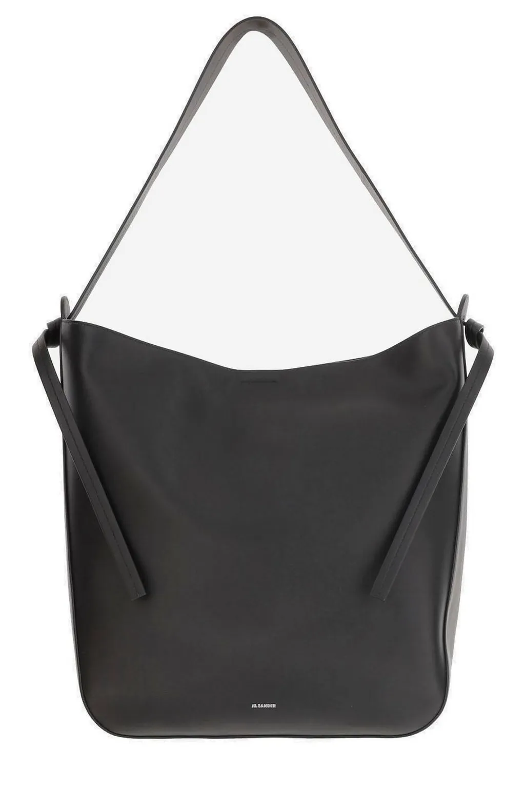 Jil Sander Logo Printed Shoulder Bag