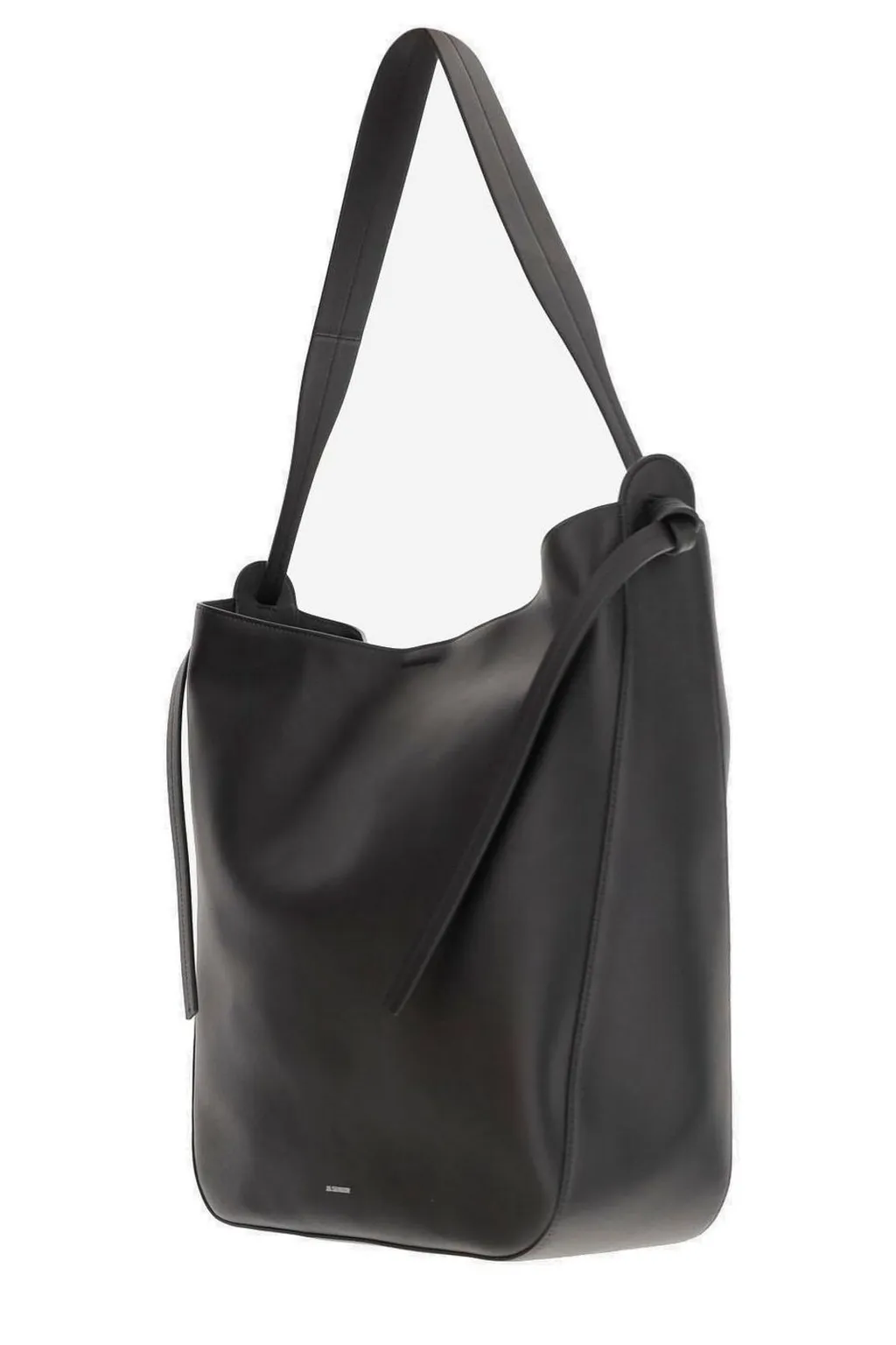 Jil Sander Logo Printed Shoulder Bag