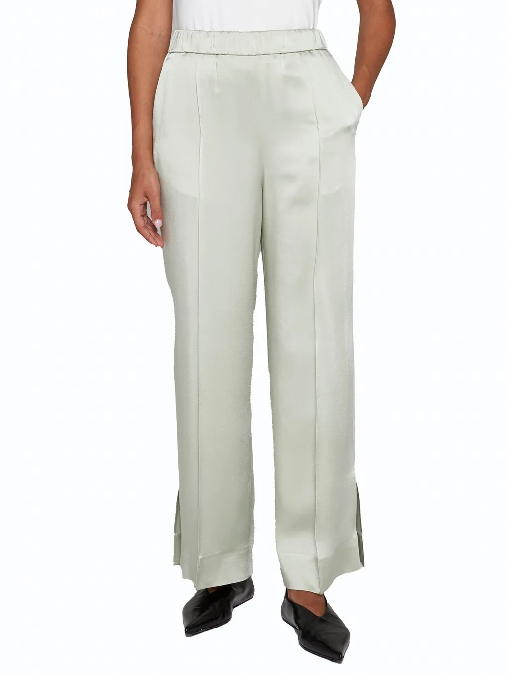 Jil Sander Elastic Waist Wide-Leg Trousers