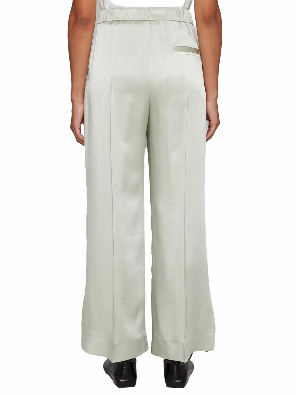 Jil Sander Elastic Waist Wide-Leg Trousers