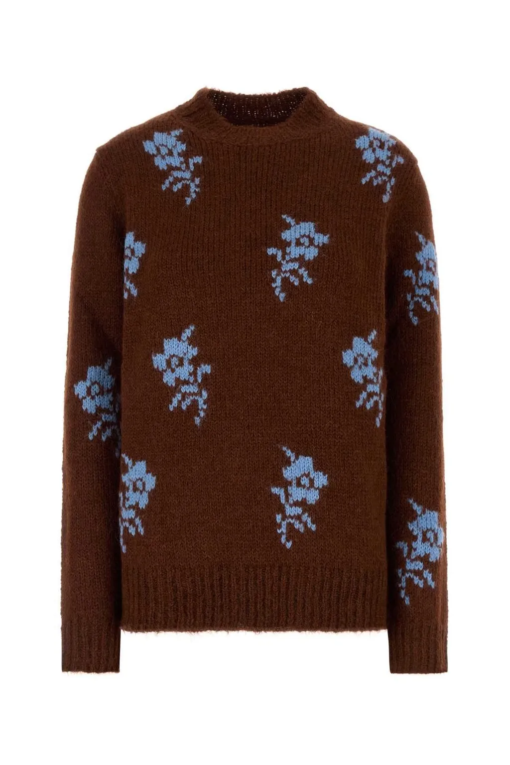 Jil Sander Floral Printed Crewneck Jumper