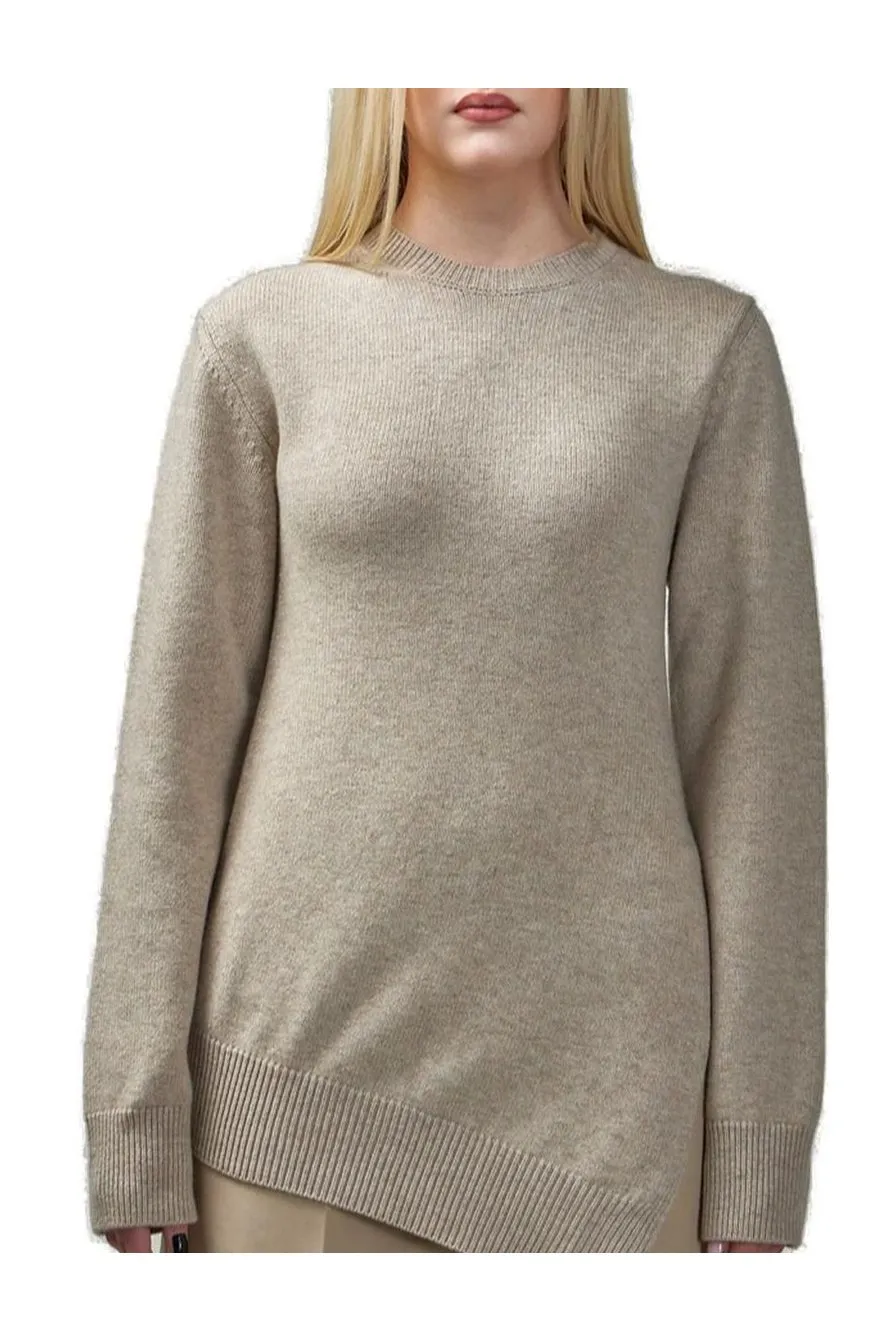 Jil Sander Asymmetric-Hem Knitted Jumper