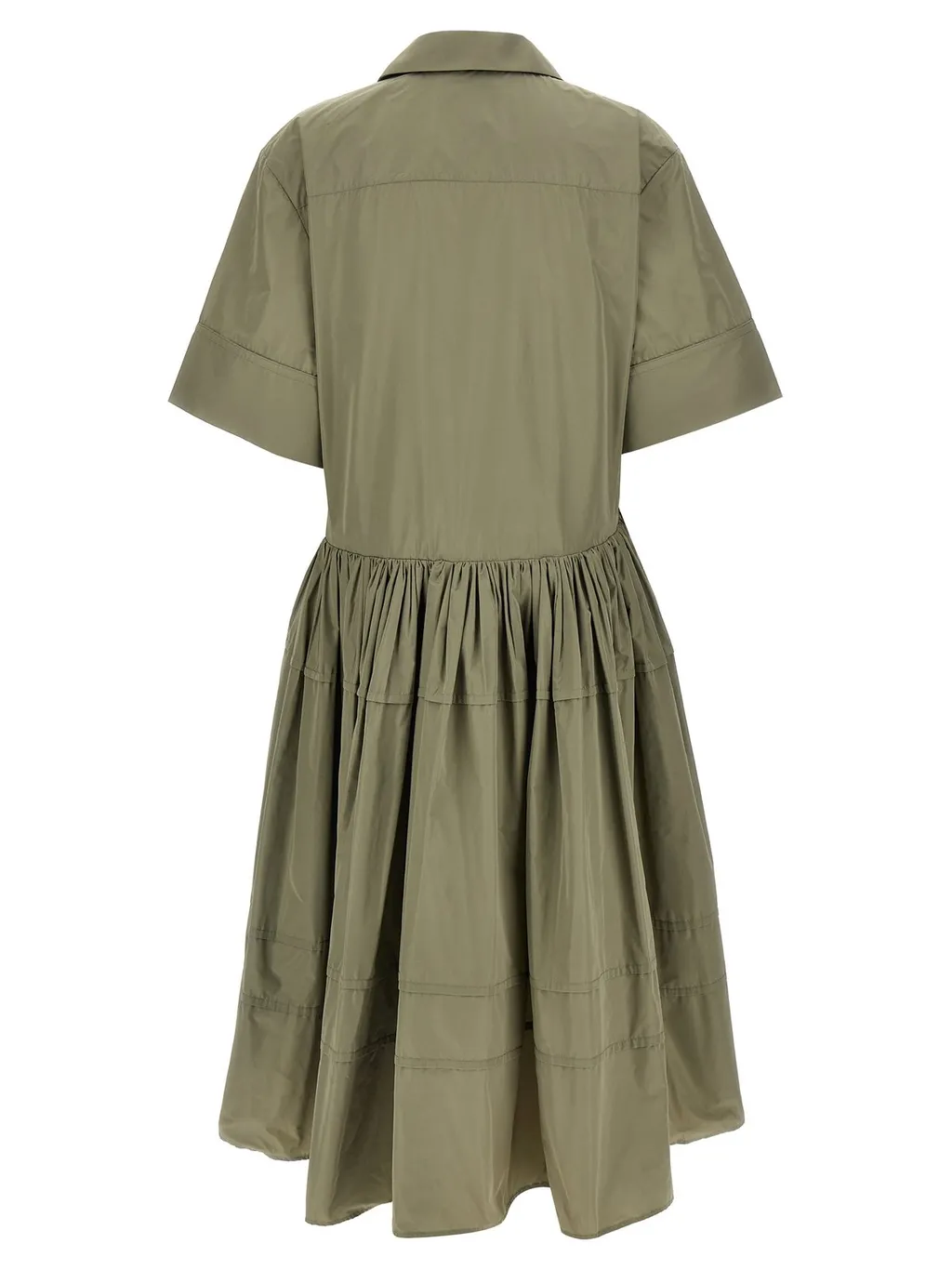 Jil Sander Short-Sleeved Midi Shirt Dress