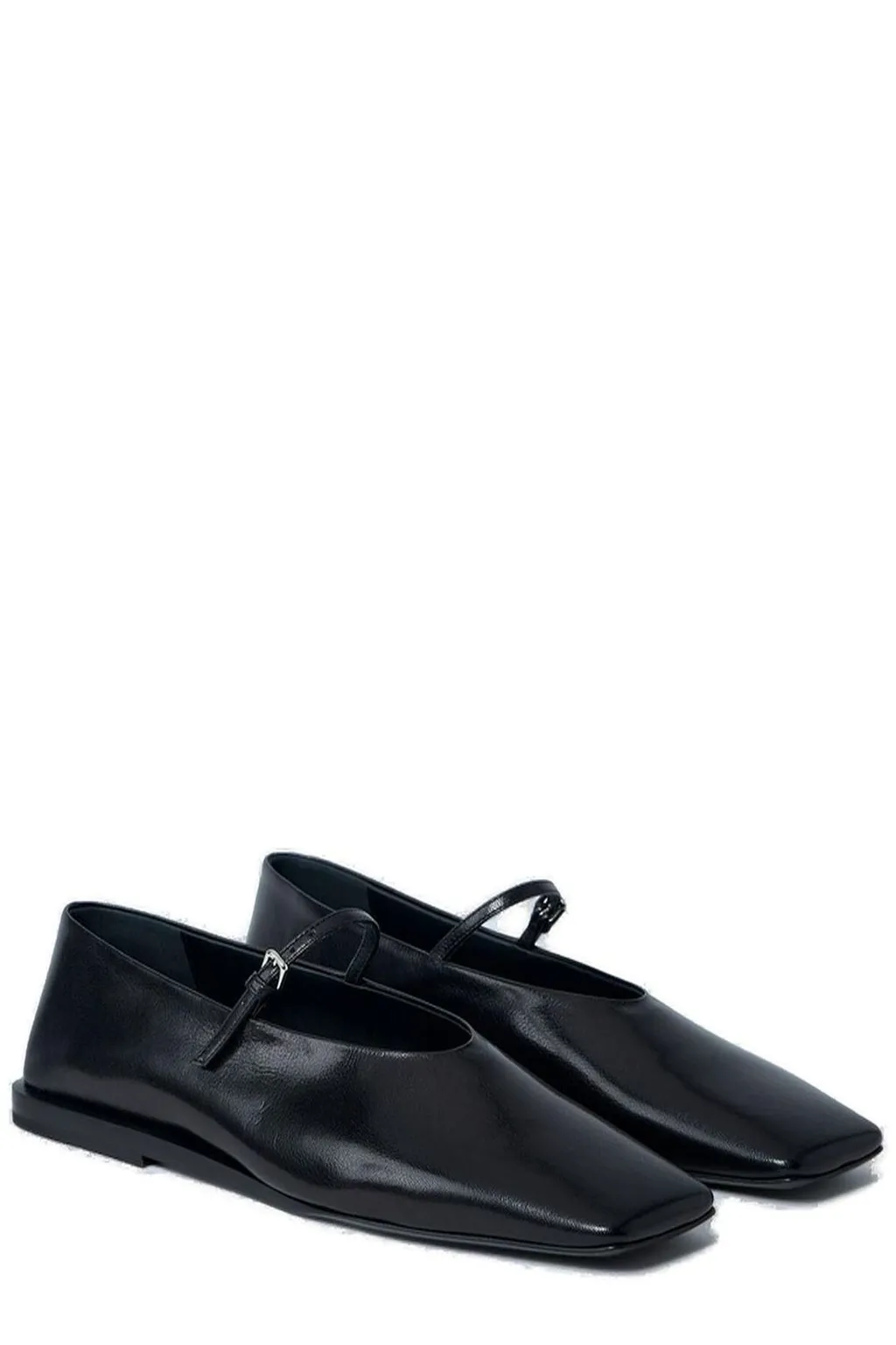 Jil Sander Ankle Buckle Strap Flat Shoes