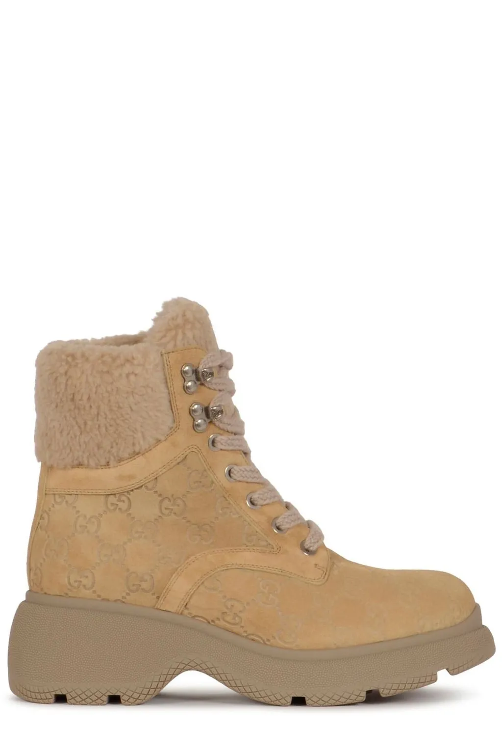 Gucci Lace-Up Ankle Boots