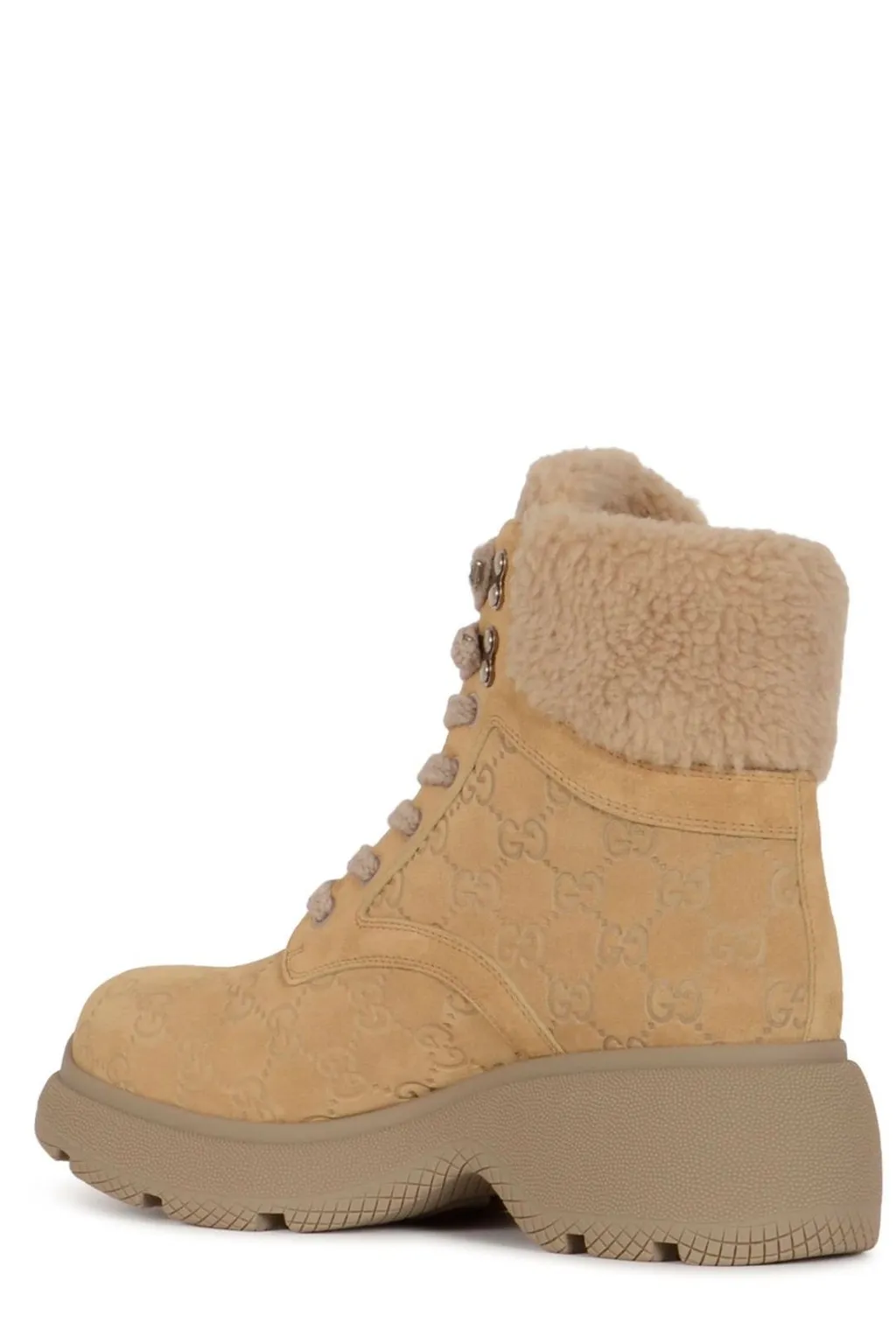 Gucci Lace-Up Ankle Boots
