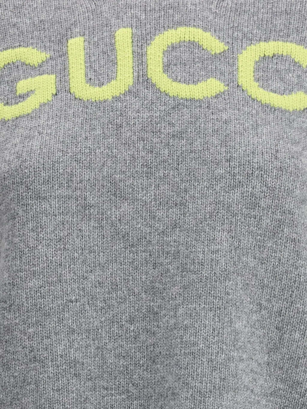 Gucci Logo Intarsia Knit Jumper