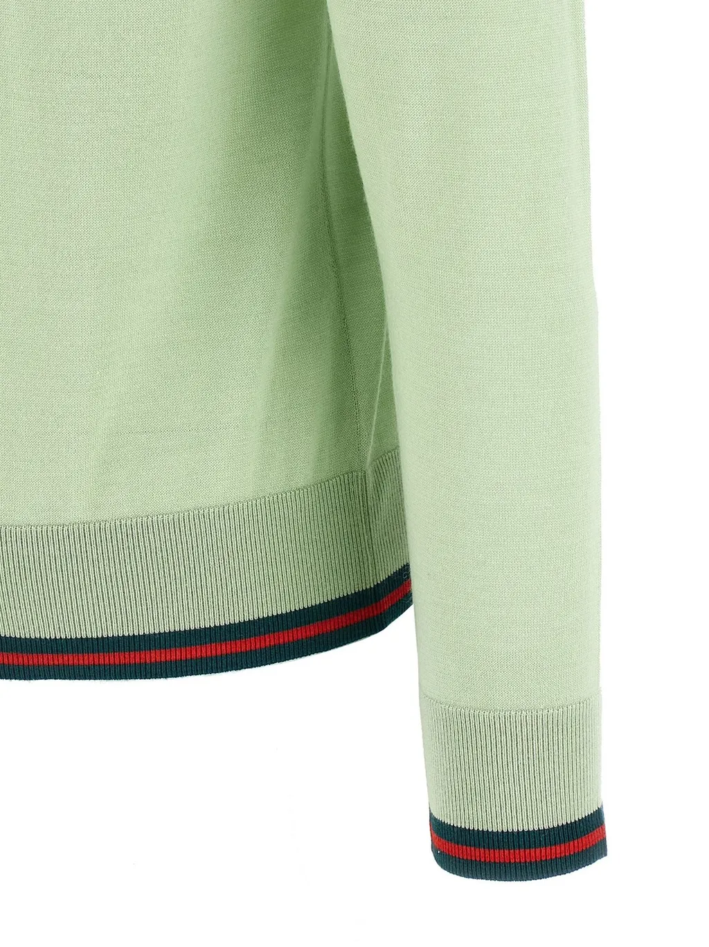 Gucci Web-Detailed Knitted Cardigan