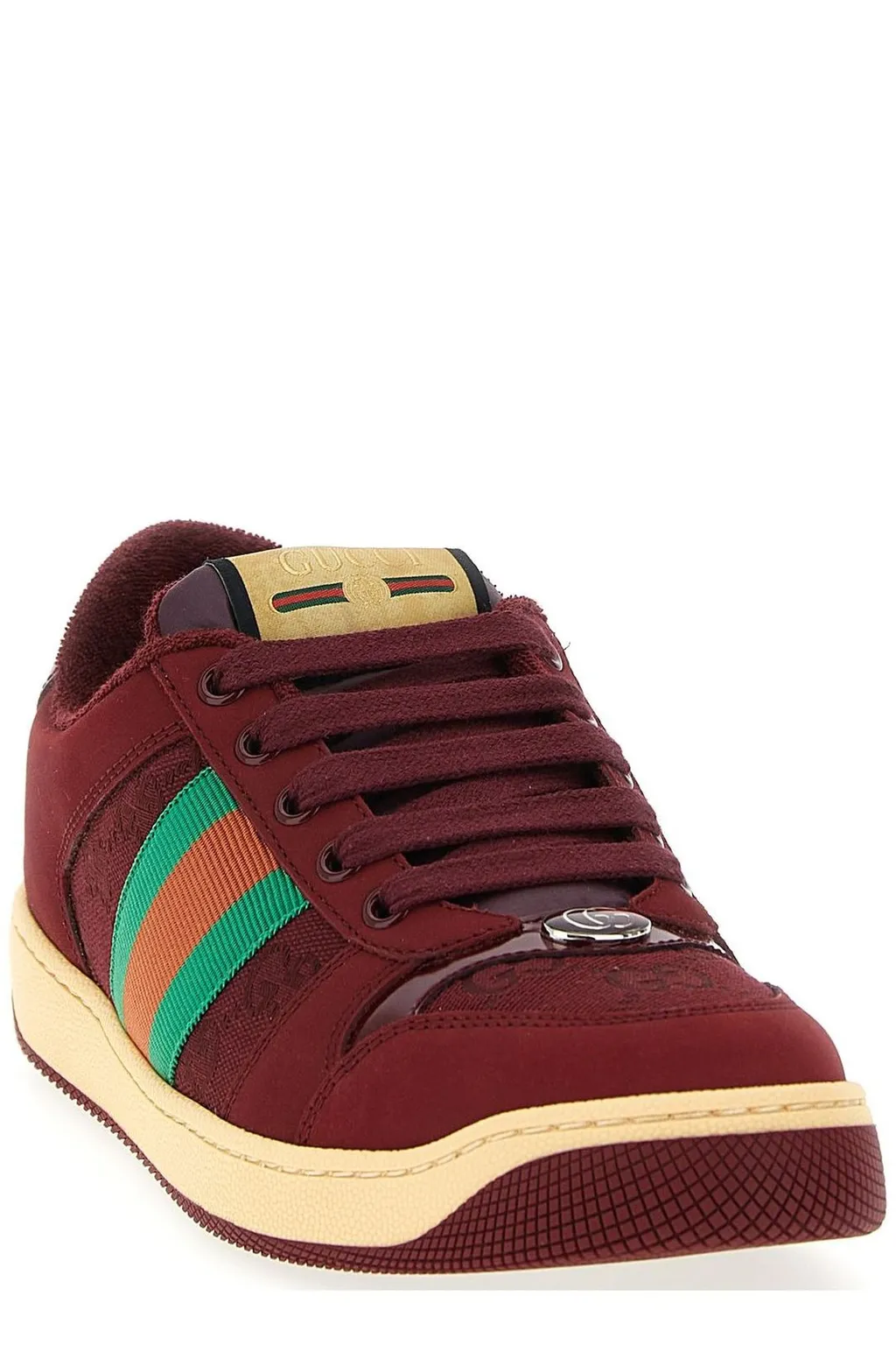Gucci Screener Lace-Up Sneakers