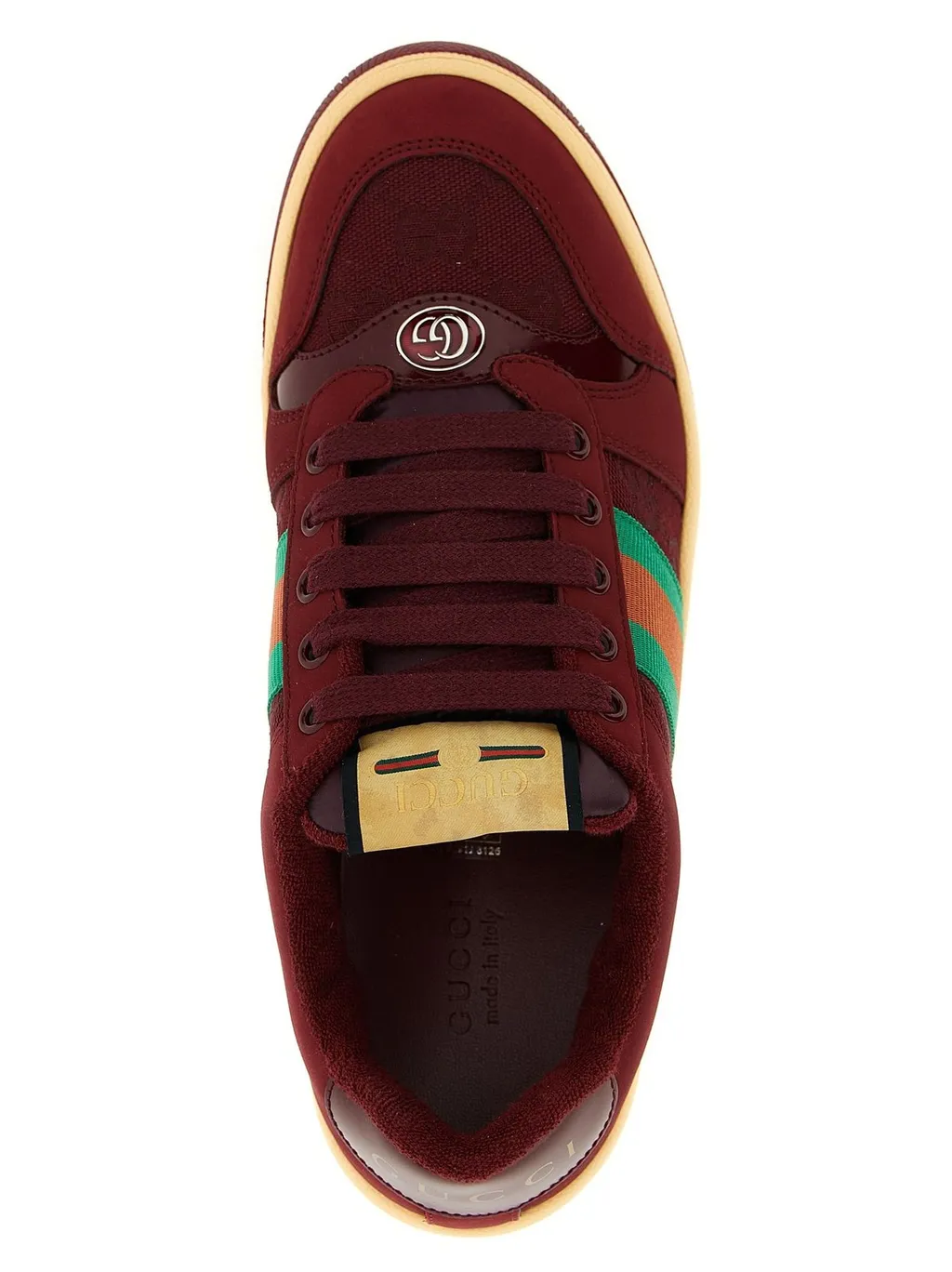 Gucci Screener Lace-Up Sneakers