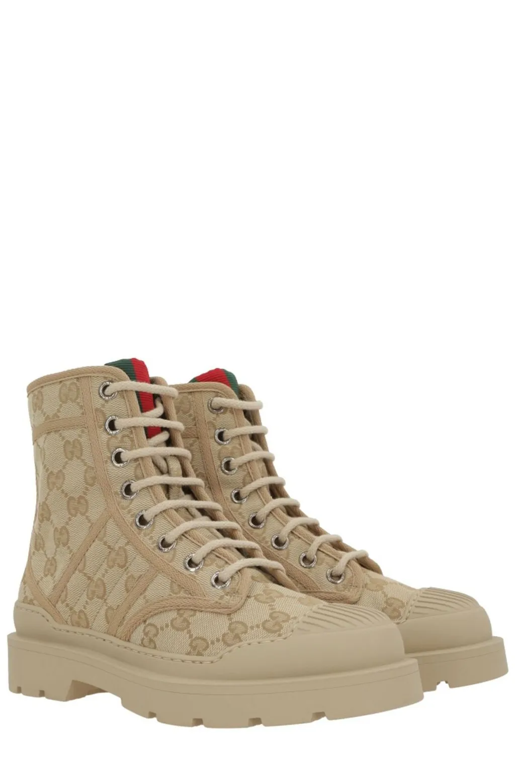 Gucci Web Detailed Boots