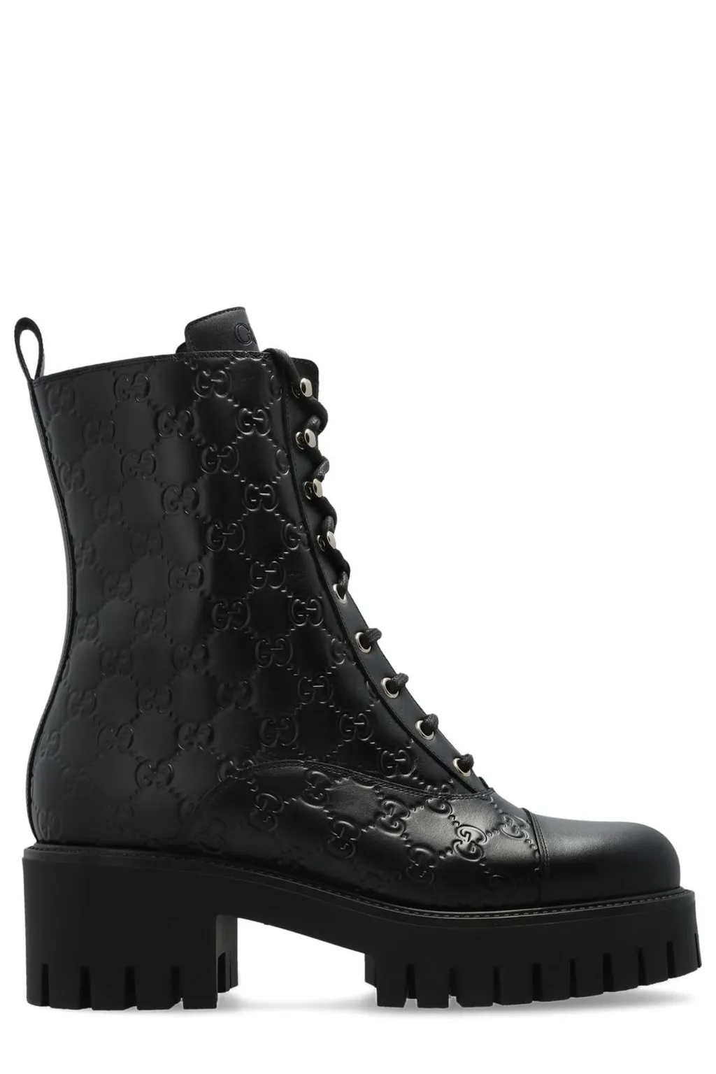 Gucci Lace-Up Ankle Boots