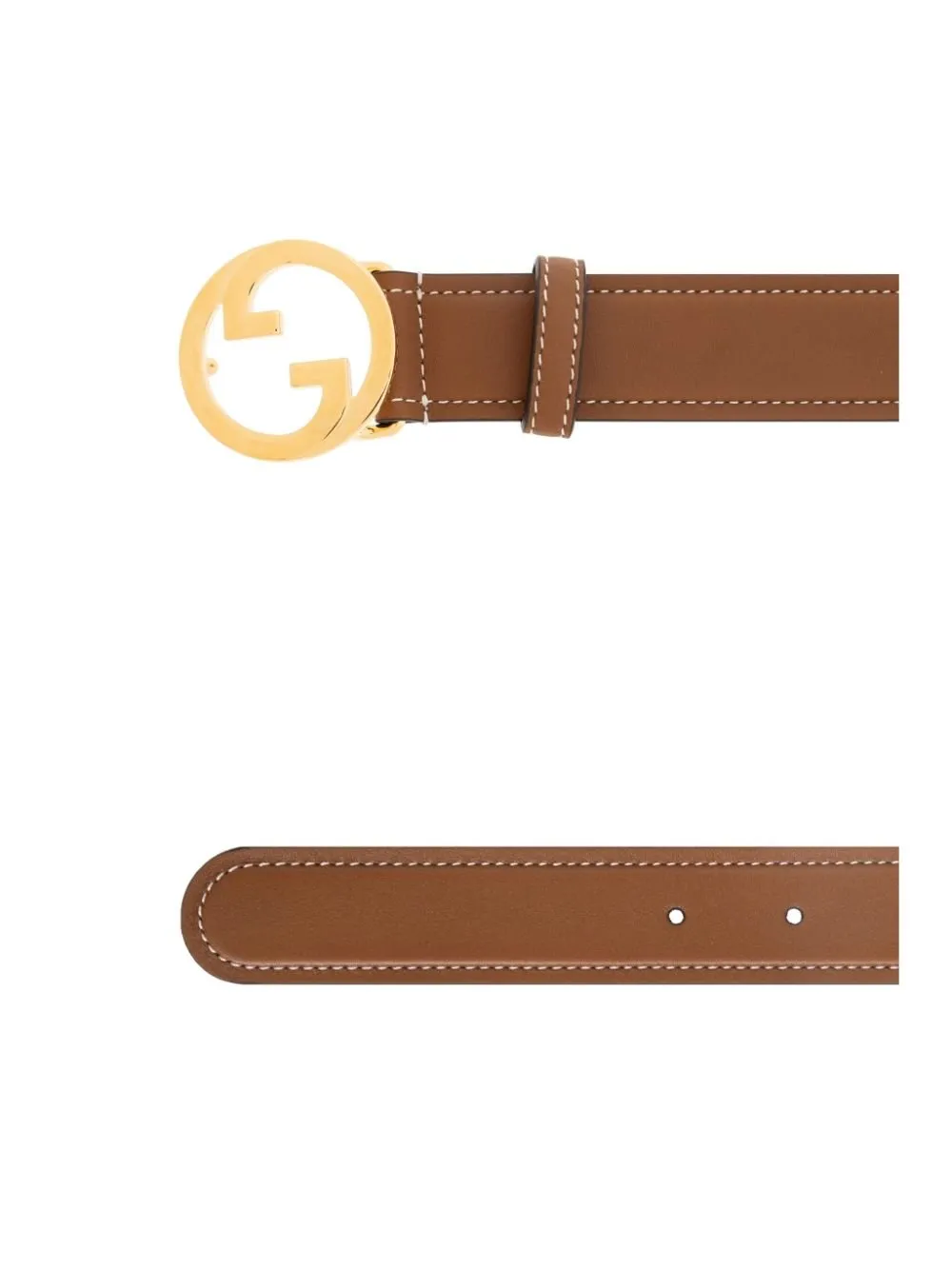 Gucci Blondie Logo Plaque Belt