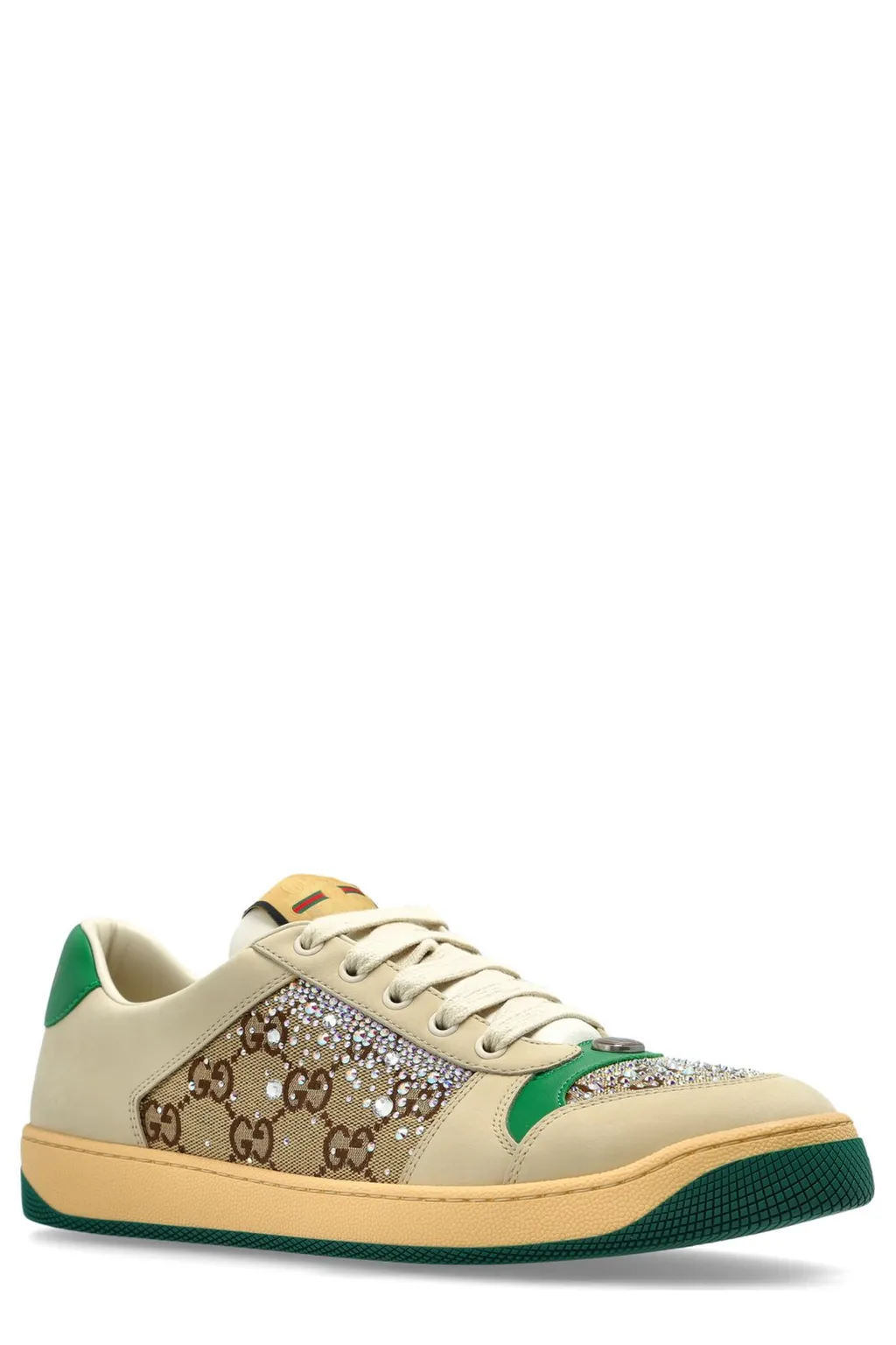 Gucci Screener Lace-Up Trainers