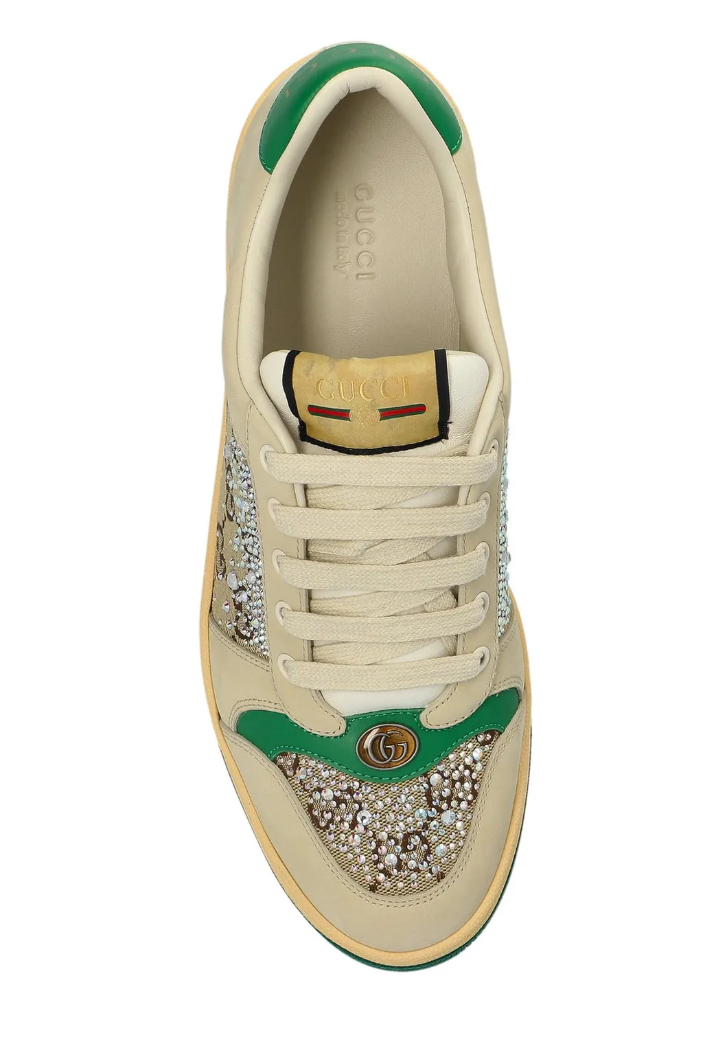 Gucci Screener Lace-Up Trainers