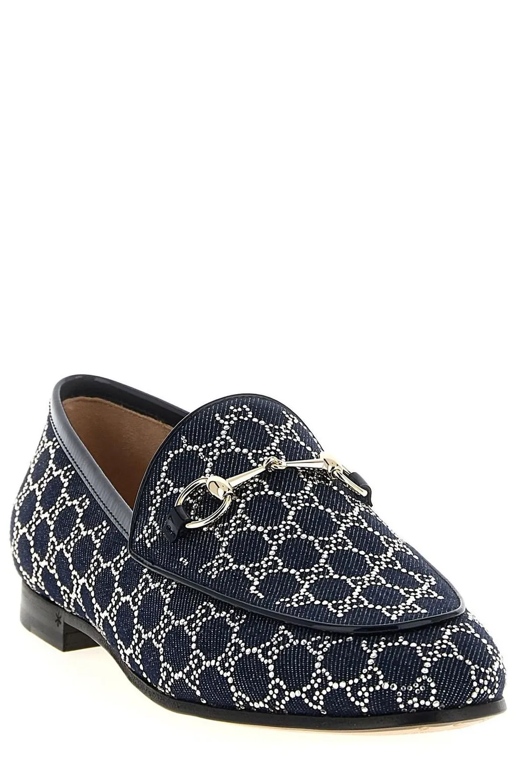 Gucci Gg Embellished Jordaan Loafers