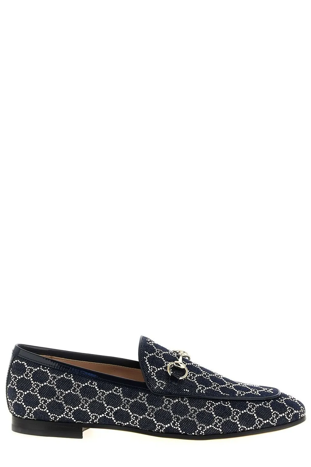 Gucci Gg Embellished Jordaan Loafers