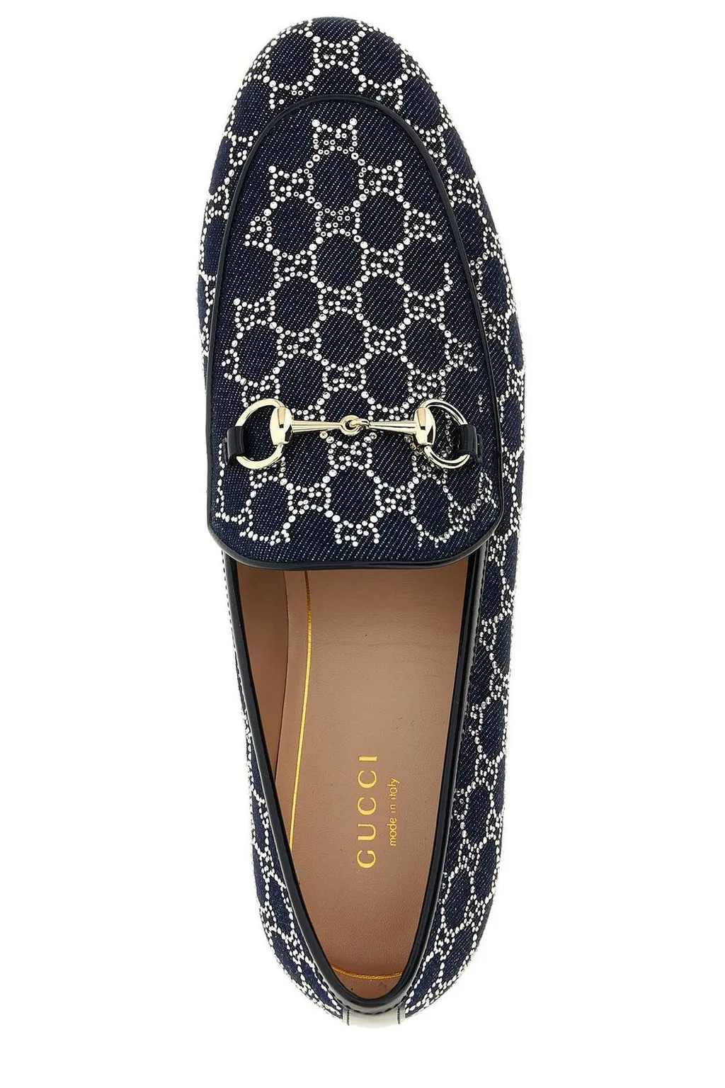 Gucci Gg Embellished Jordaan Loafers