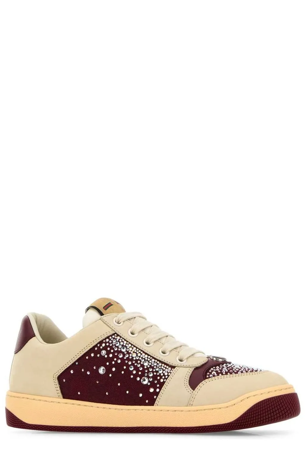 Gucci Gg Embellished Screener Sneakers