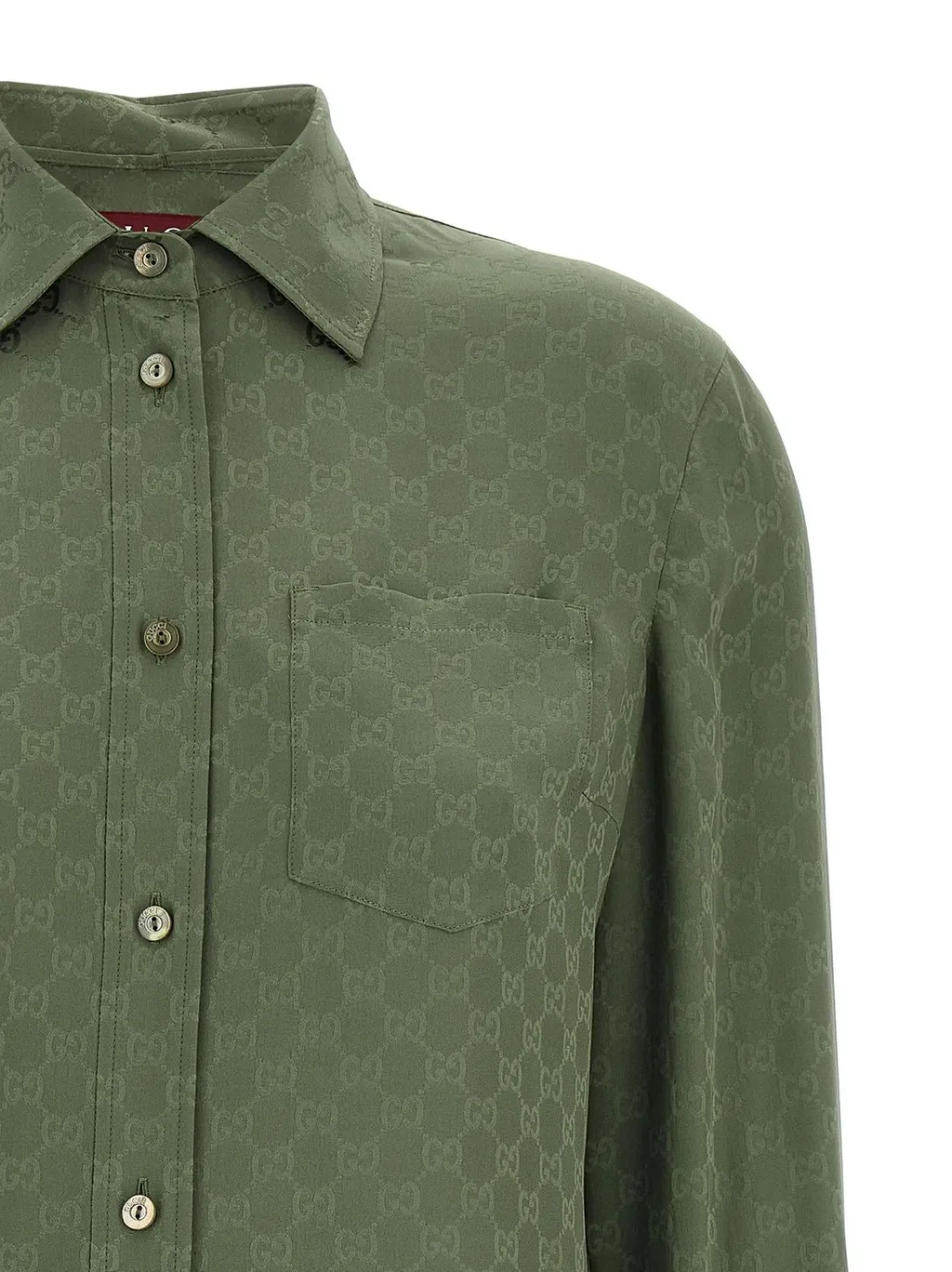 Gucci Gg Jacquard Shirt