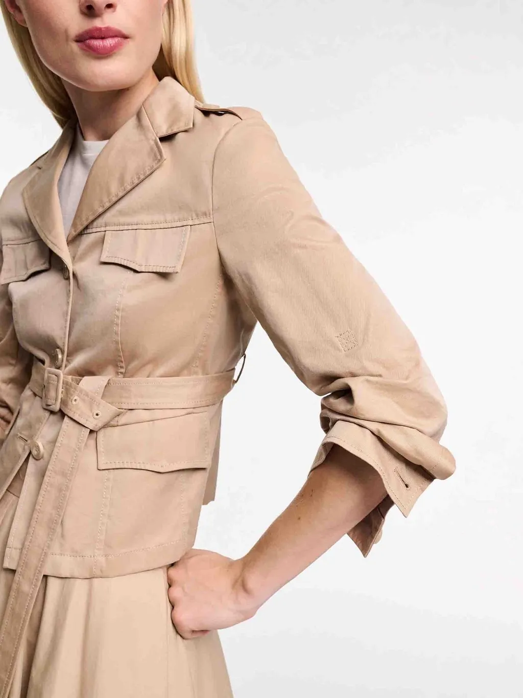 Dorothee Schumacher Hybrid Gabardine Jacket