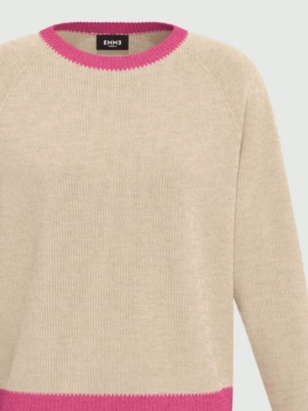 Emme Marella Contrast Trim Knitted Sweater