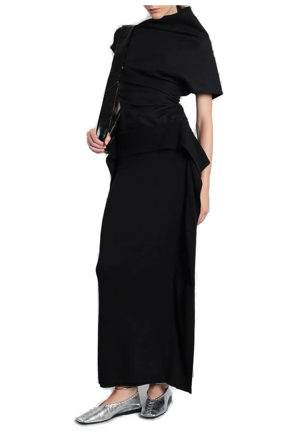 Entire Studios Draped Knit Skirt