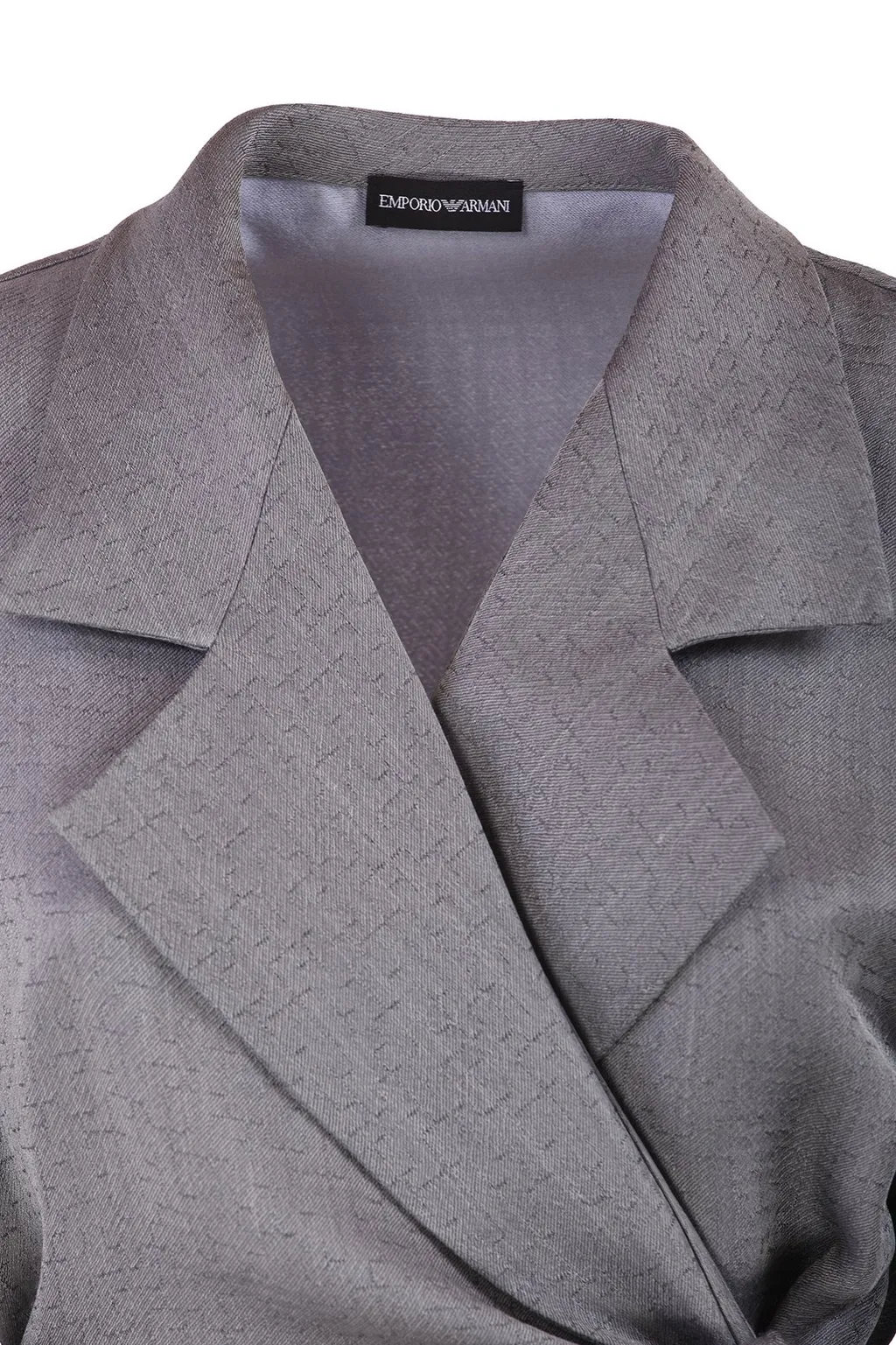 Emporio Armani Self-Tie Fastened Wrap Blazer