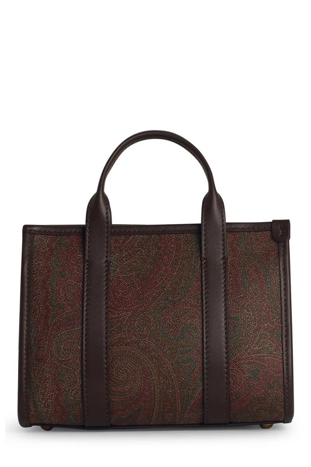 Etro Mini Paisley-Jacquard Zip Fastened Tote Bag