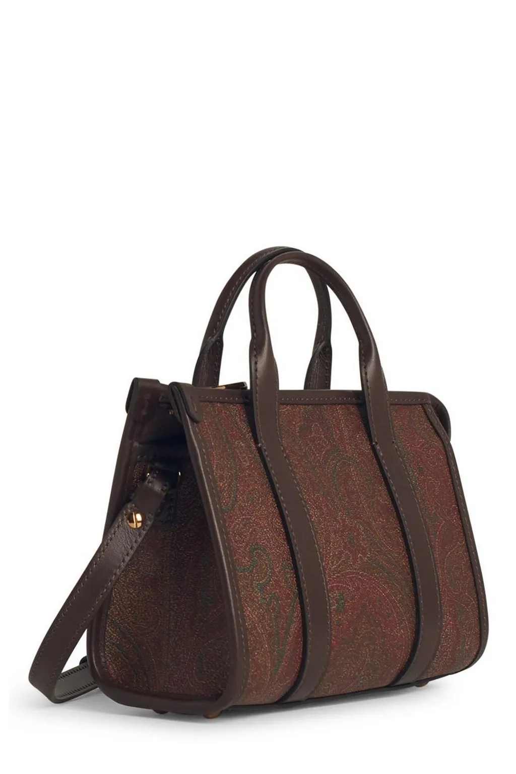 Etro Mini Paisley-Jacquard Zip Fastened Tote Bag