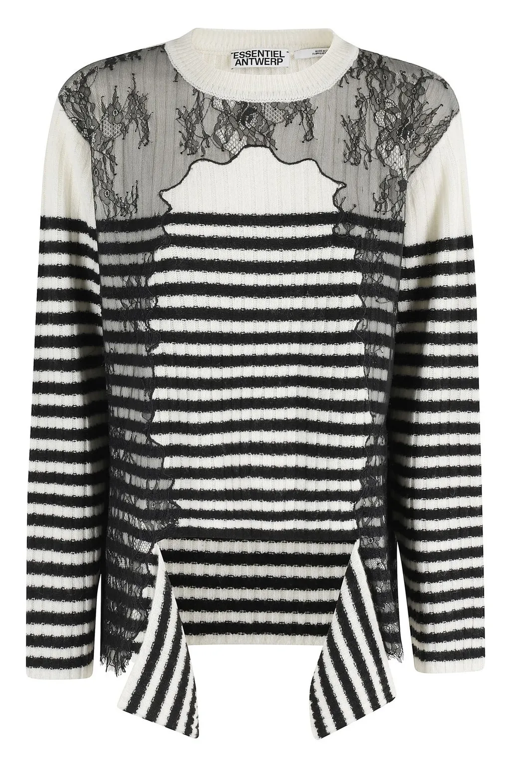 Essentiel Antwerp Insane Striped Lace Knitwear