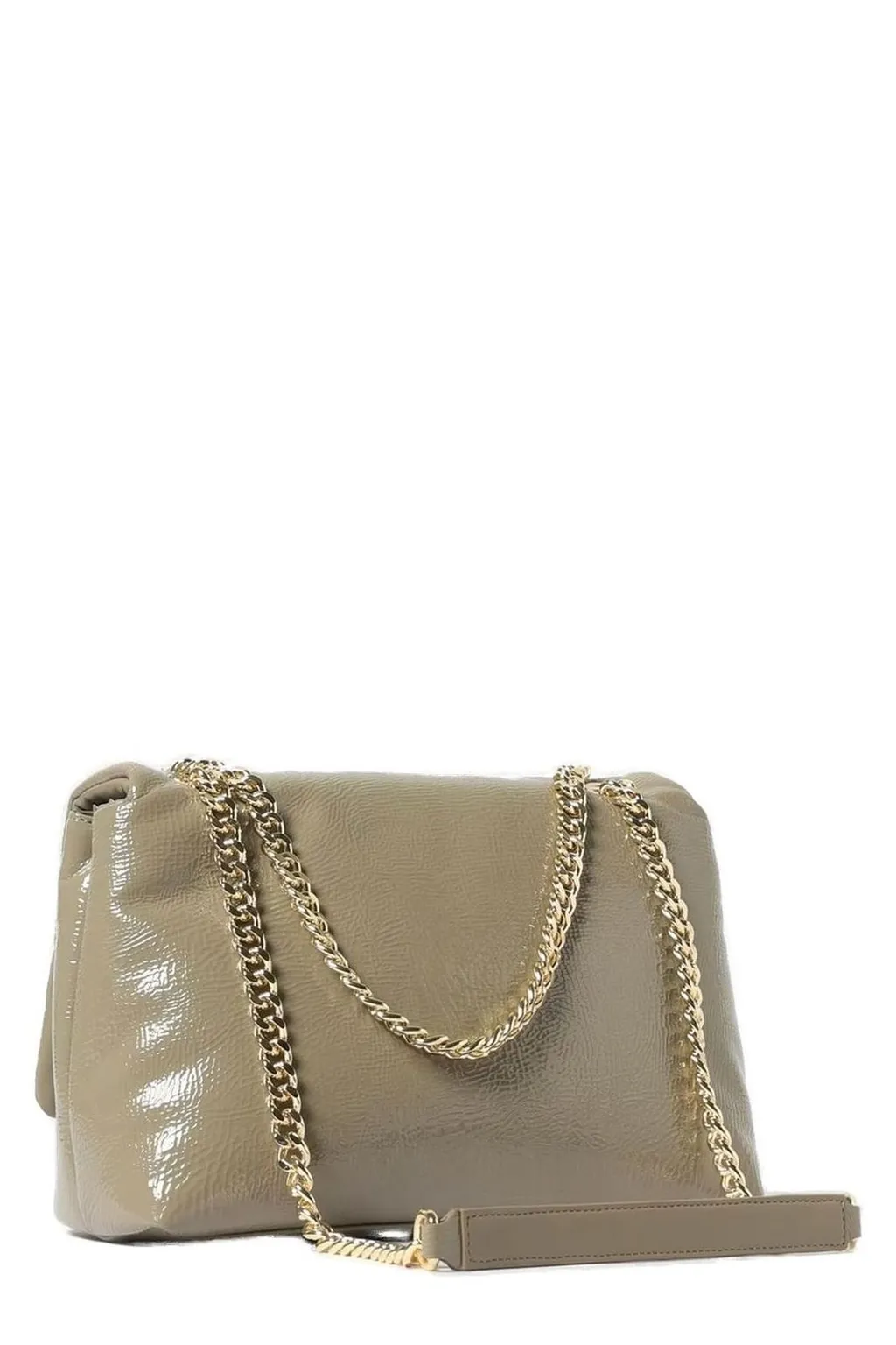Armani Exchange Logo Engraved Chain Crossbody Bag