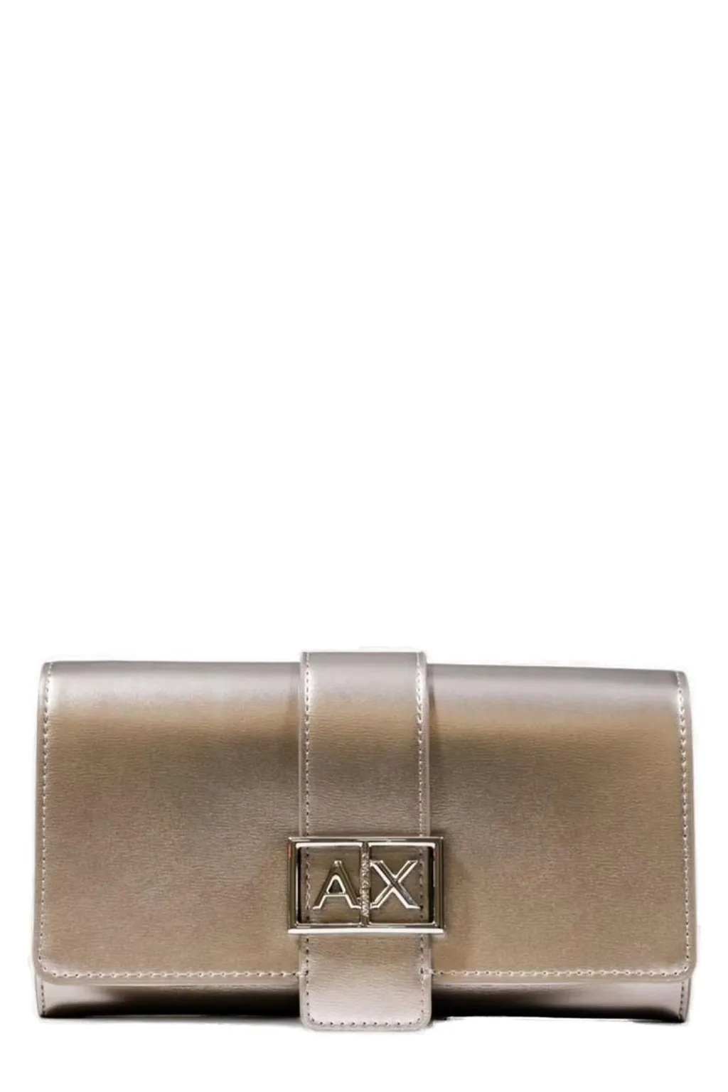 Armani Exchange Logo Detailed Chain Wallet