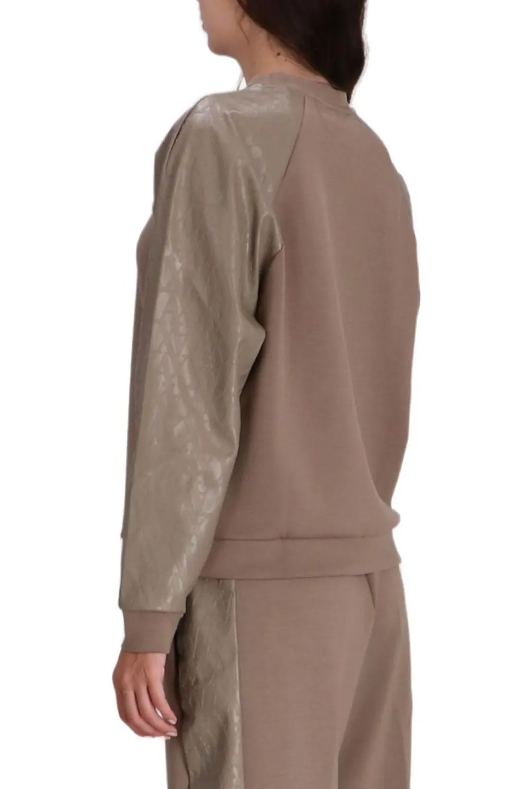 Armani Exchange Contrast Sleeved Sweatshirt