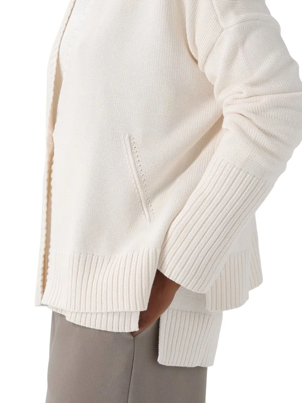 Armani Exchange Asymmetrical Cardigan