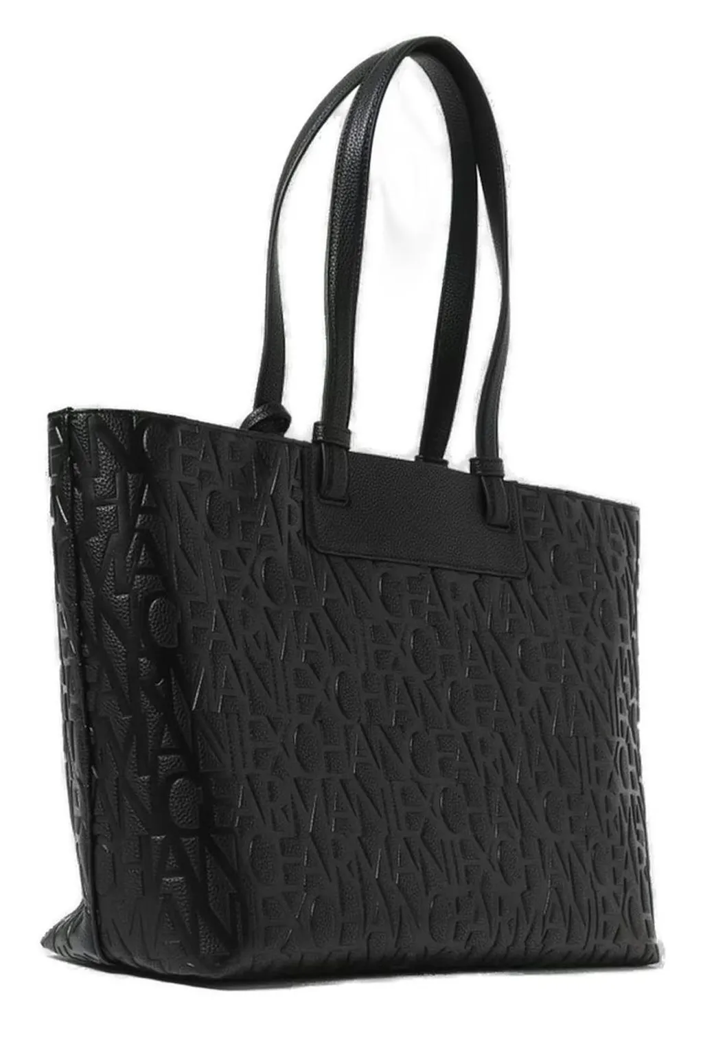 Armani Exchange All-Over Embossed Tote Bag