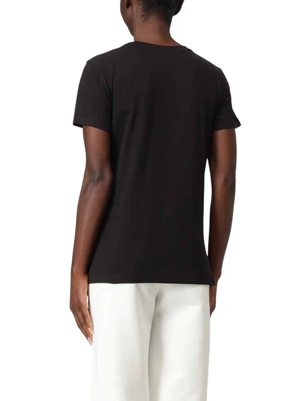 Armani Exchange Logo Glitter Regular Fit T-Shirt