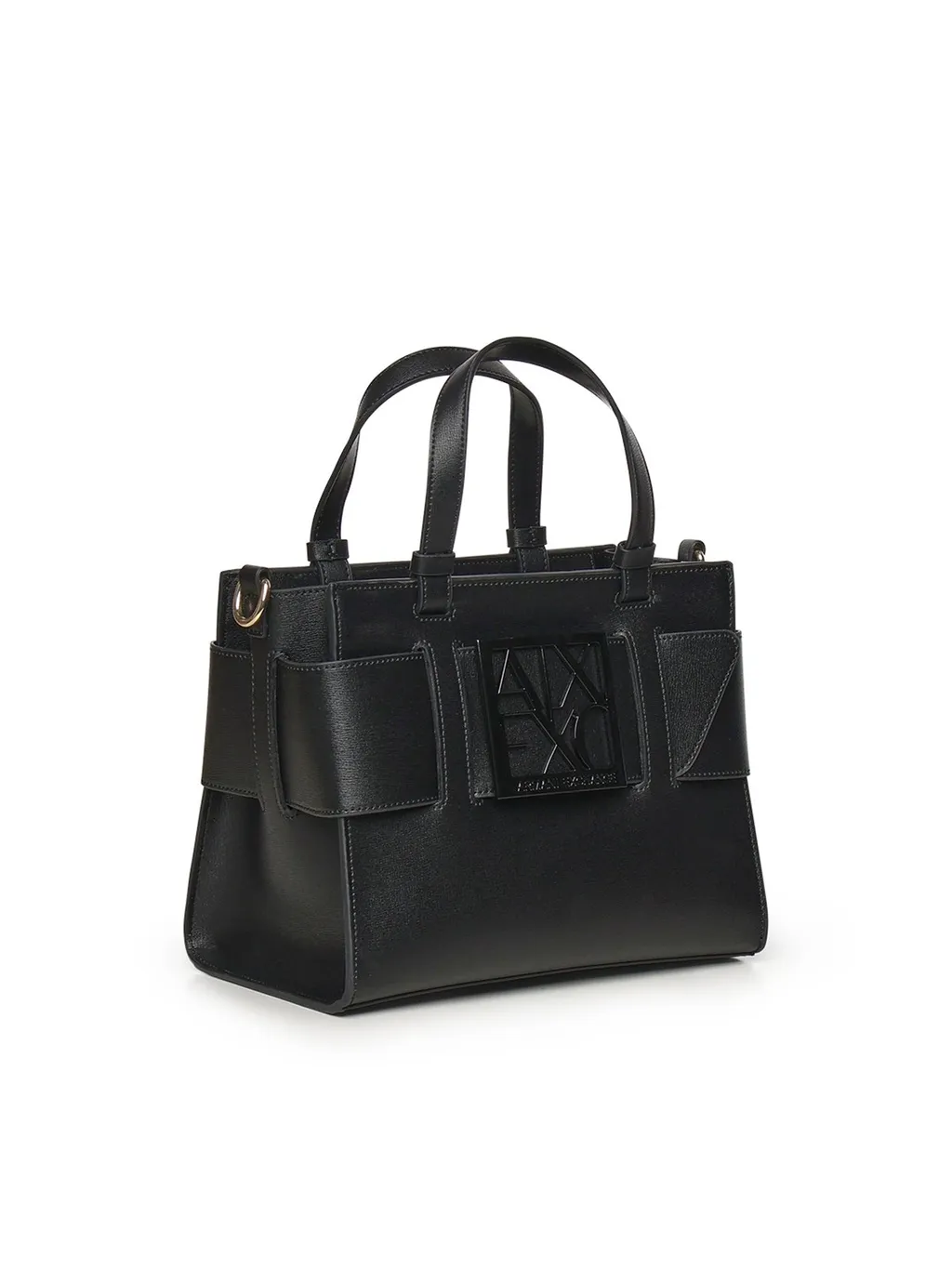 Armani Exchange Logo Structured Tote