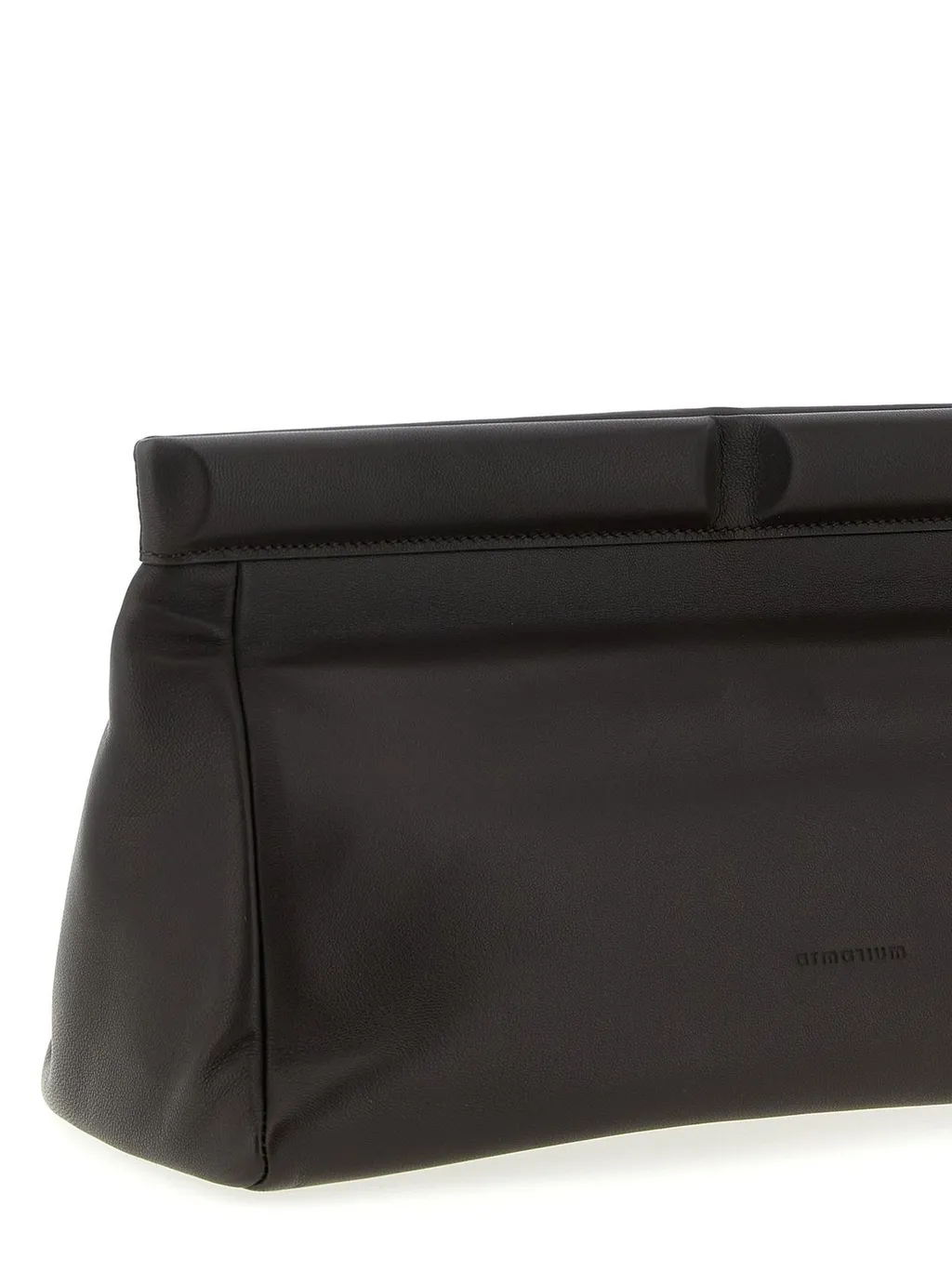Armarium Eloisa Logo Embossed Clutch Bag