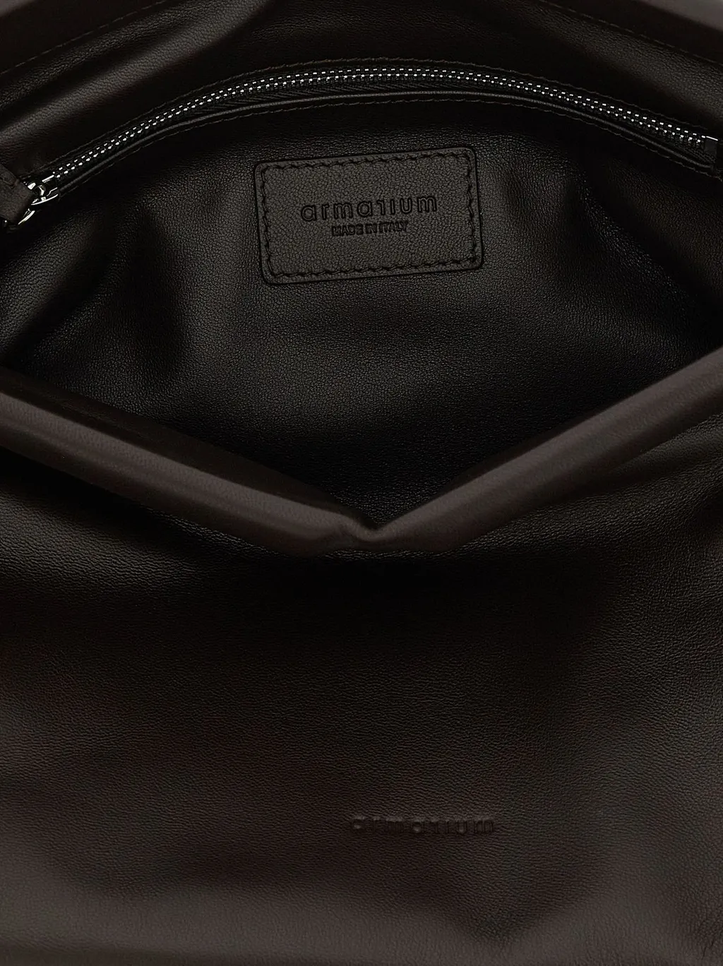 Armarium Eloisa Logo Embossed Clutch Bag