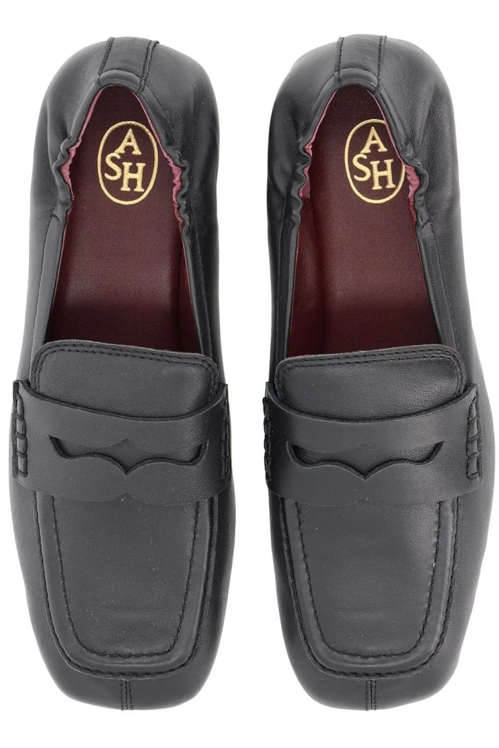 Ash Square Toe Flat Shoes