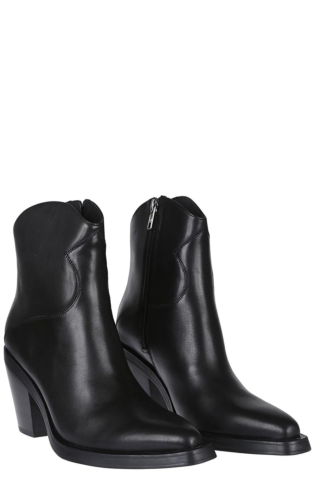 Ash Judy Pointed-Toe Zipped Boots