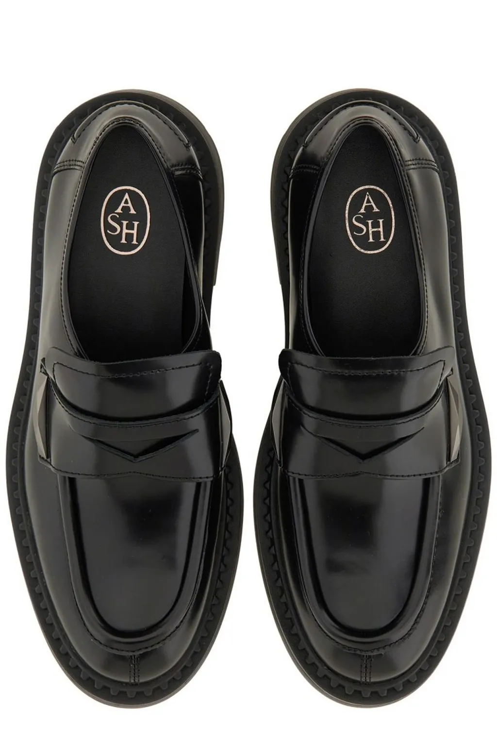 Ash Medusa Studded Platform Loafers