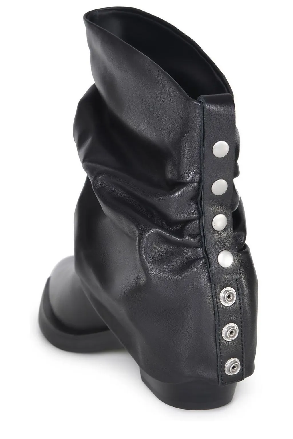 Ash Gathered Pointed-Toe Boots