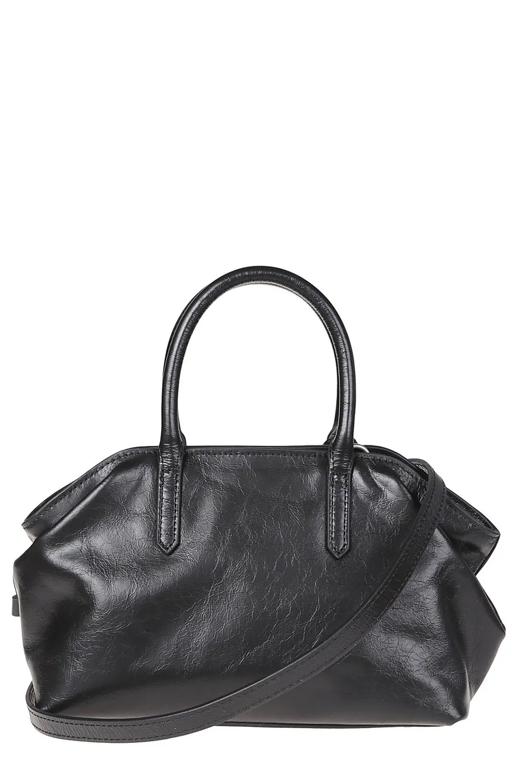 Ash Logo Plaque Top Handle Bag