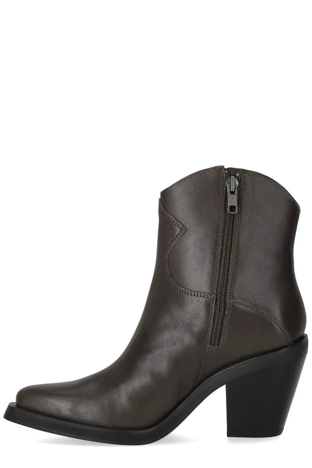 Ash Judy Pointed-Toe Zipped Boots