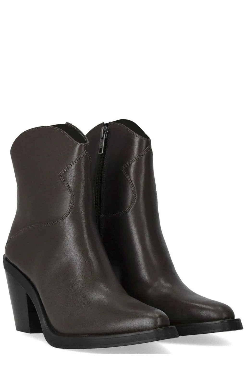 Ash Judy Pointed-Toe Zipped Boots