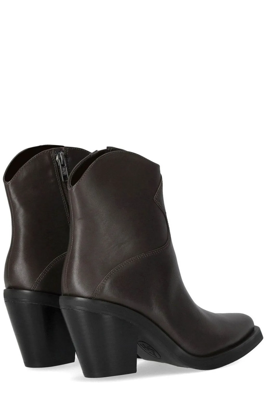 Ash Judy Pointed-Toe Zipped Boots