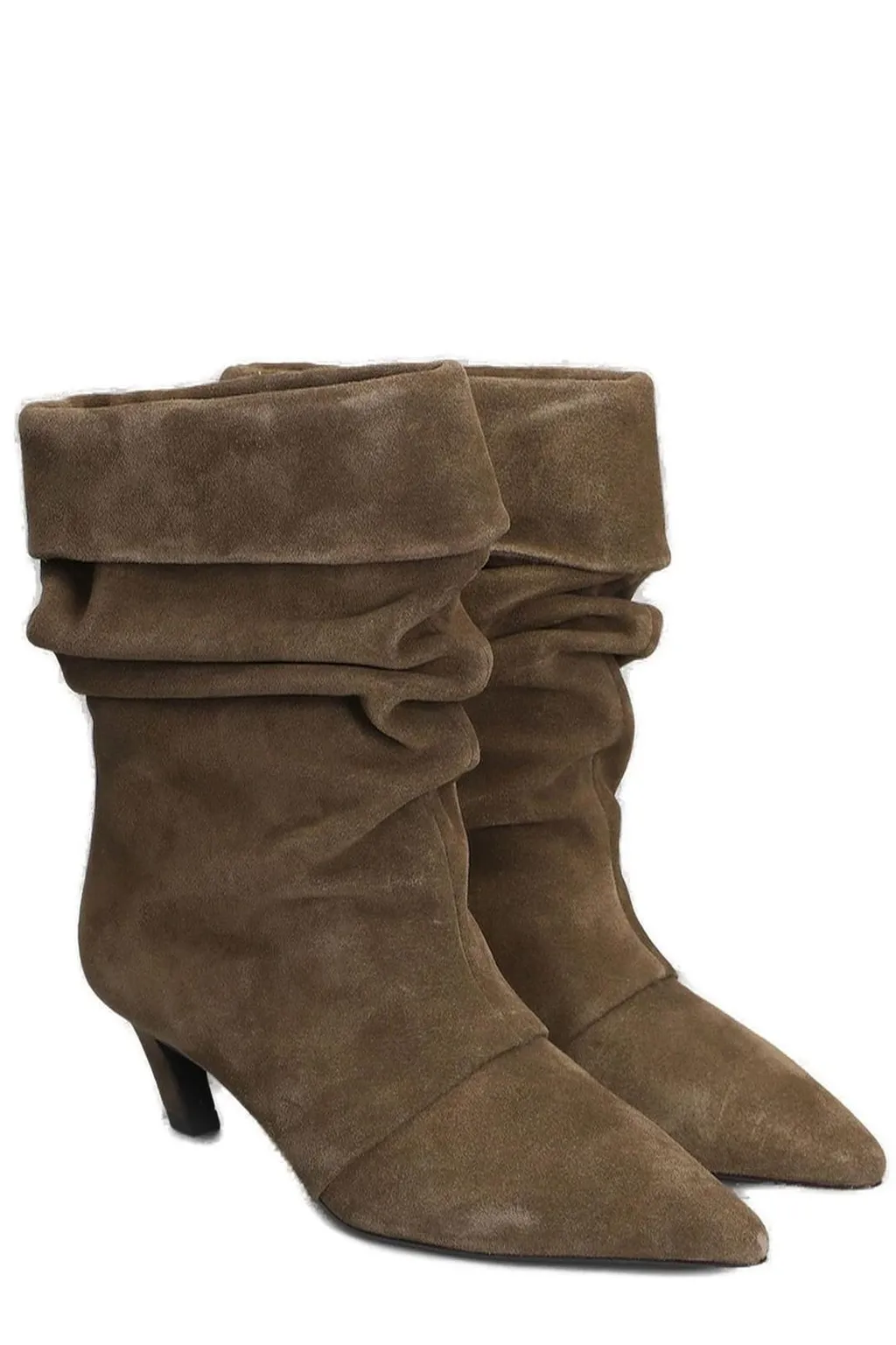 Ash Pointed-Toe Ankle Boots